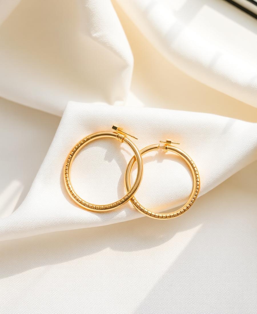 Atelier Hoop Earrings — Jewelry in Gold
